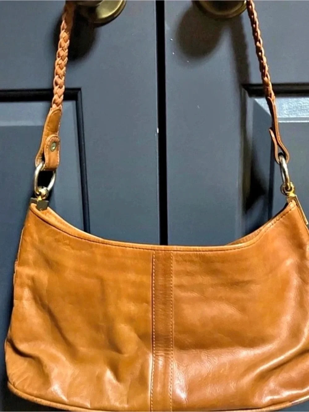 Scott Skin England Vintage Tan Leather Shoulder Bag